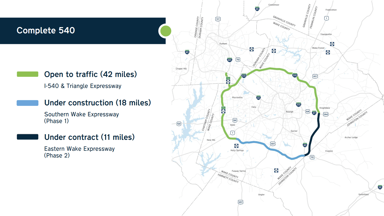 Turnpike Authority Updates 540 Project To Members Map 540 